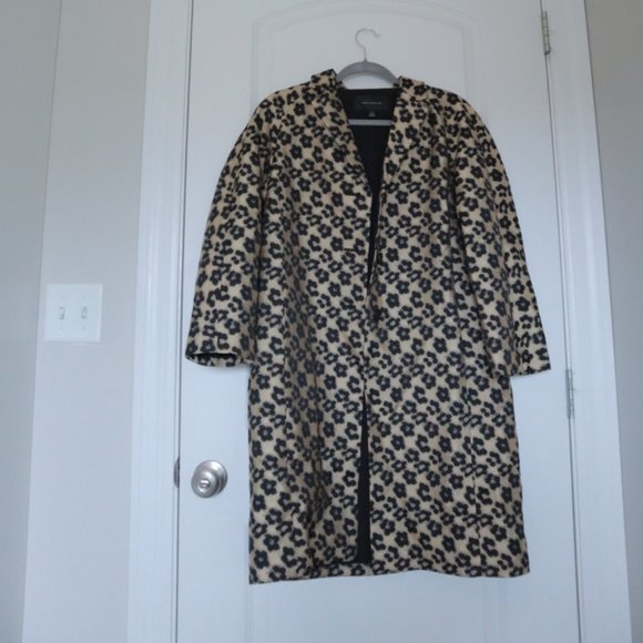 Ann Taylor Animal Print Coat - Size Small - Picture 1 of 4
